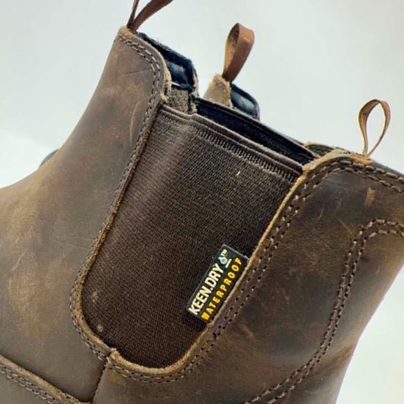 KEEN Anchorage III Waterproof Chelsea Boots Men\'s 7 Brown Leather Insulated Hike main image 4
